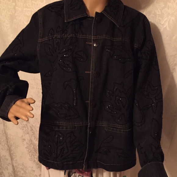 Coldwater Creek Denim Jacket/Shirt - Picture 6 of 8